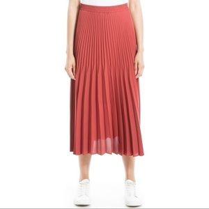 MAX STUDIO pleated skirt color : clay medium new with tags Nordstrom